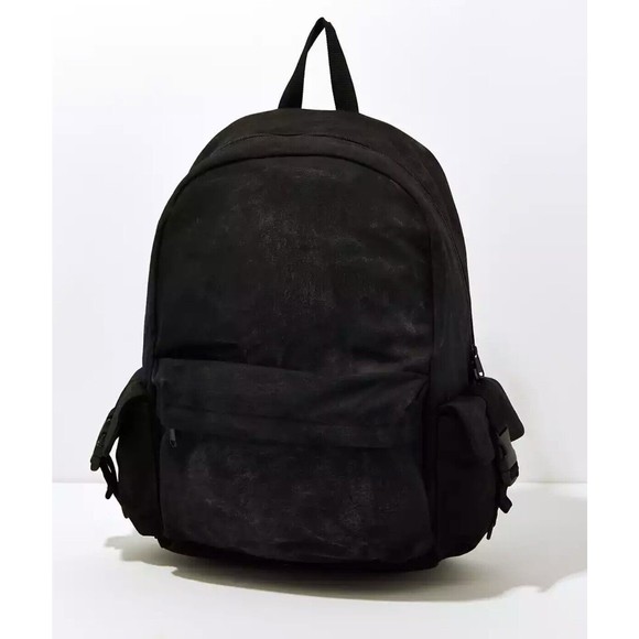American Eagle Outfitters Other - American Eagle Outfitters Black Waxed Canvas Backpack with Padded Straps NWOT